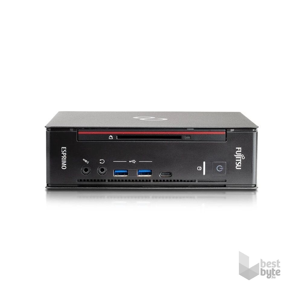 Fujitsu Q958 Mini PC /i7-8700T/16GB/512GB SSDD/FreeDOS/fekete asztali számítógép