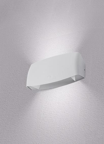 Fumagalli ABRAM 190 LED 8,5W 4K R7S fehér kültéri falilámpa