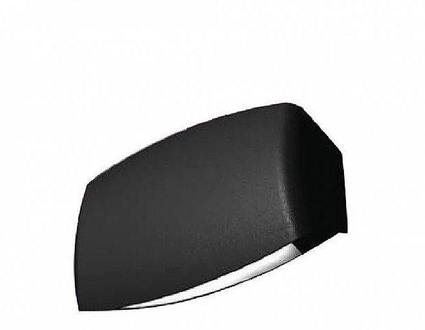 Fumagalli ABRAM 190 LED 8,5W 4K R7S fekete kültéri falilámpa