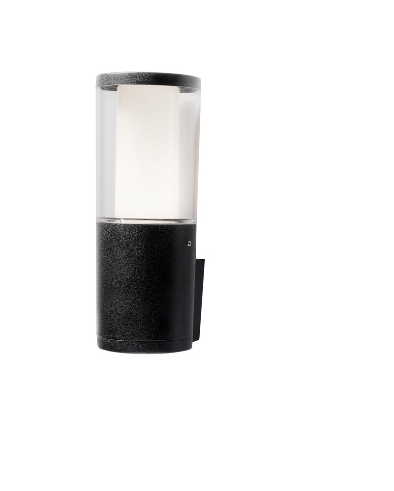 Fumagalli CARLO WALL LED 3,5W GU10 fekete kültéri falilámpa