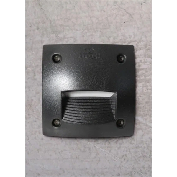 Fumagalli LETI 100 SQUARE ST LED 3W GX53 fekete kültéri beépíthető falilámpa