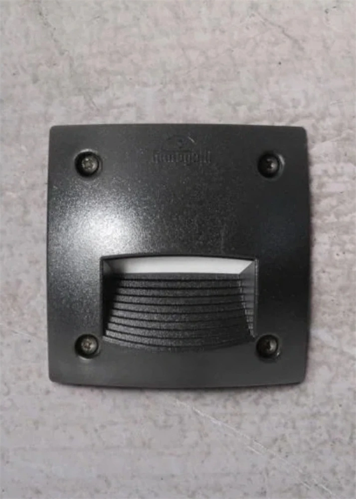 Fumagalli LETI 100 SQUARE ST LED 3W GX53 fekete kültéri beépíthető falilámpa