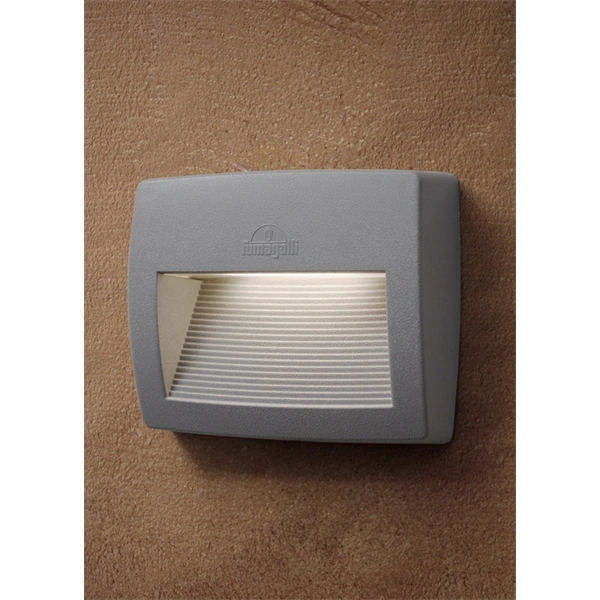 Fumagalli LORENZA 190 LED 8,5W 3K R7S szürke kültéri falilámpa