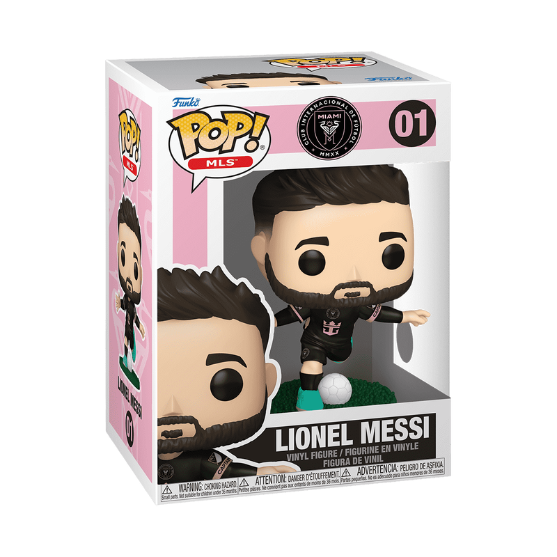 Funko POP! (01) MLS: Inter Miami- Lionel Messi(away) figura