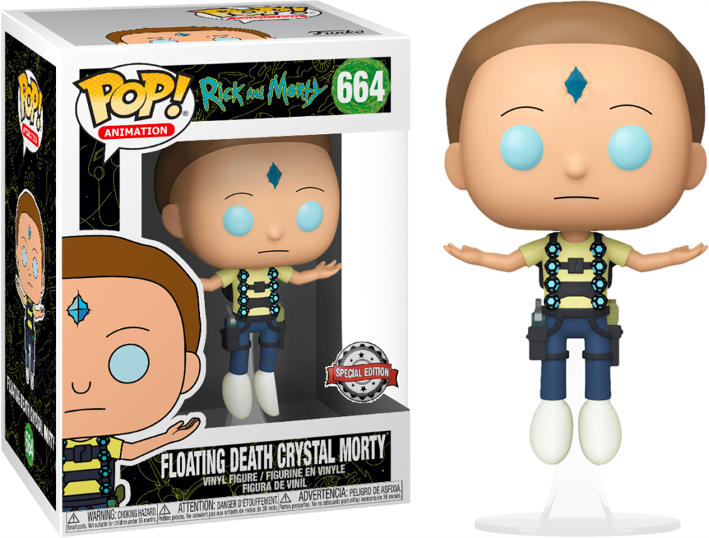 Funko POP! Animation (664) Rick & Morty - Floating Death Crystal Morty figura