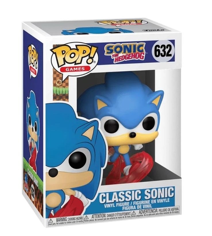 Funko POP! Games: Sonic the Hedgehog - Classic Sonic figura #632