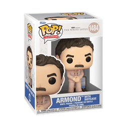 Funko POP! Television (1484) White Lotus– Armond w/Suitcase figura