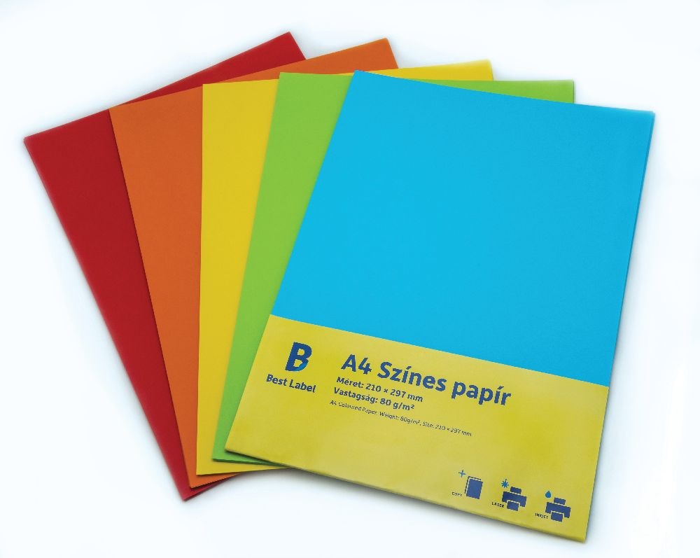 Fűzfő A4 25 ív/csom intenzív narancssárga papír