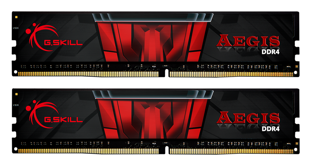 G.Skill 16GB/3000MHz DDR-4 Aegis fekete (Kit 2 db 8GB) (F4-3000C16D-16GISB) memória