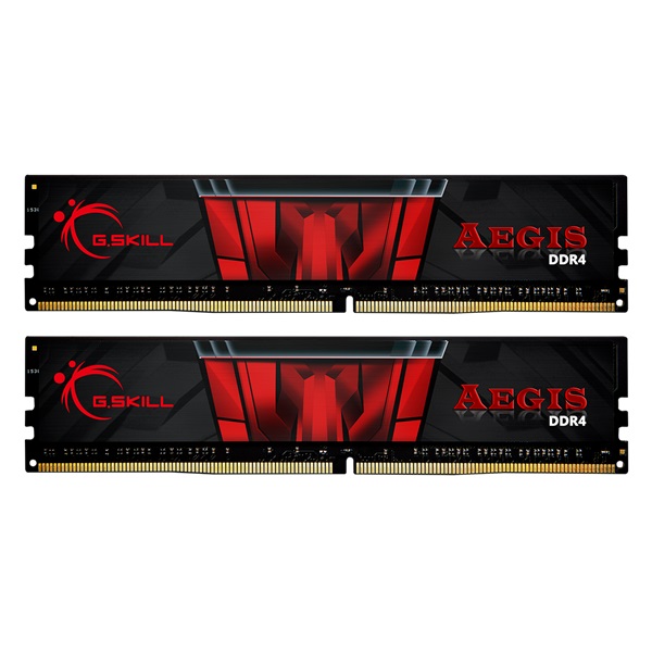G.Skill 32GB/3200MHz DDR-4 Aegis fekete (Kit 2 db 16GB) (F4-3200C16D-32GIS) memória