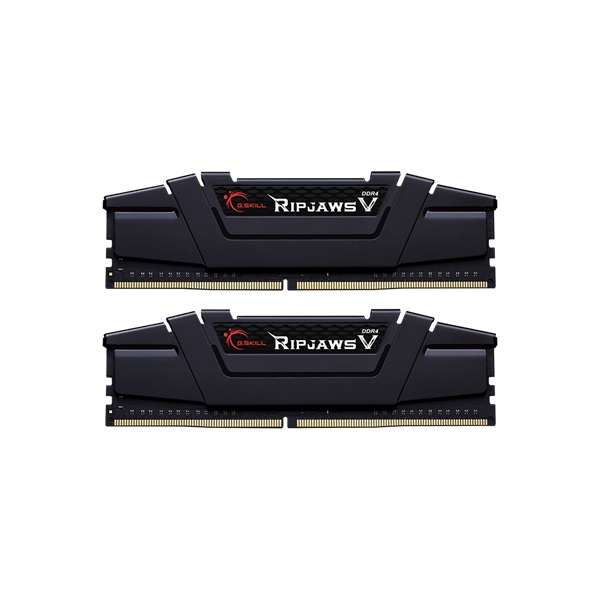G.Skill 32GB/3200MHz DDR-4 Ripjaws V fekete (Kit 2 db 16GB) (F4-3200C16D-32GVK) memória