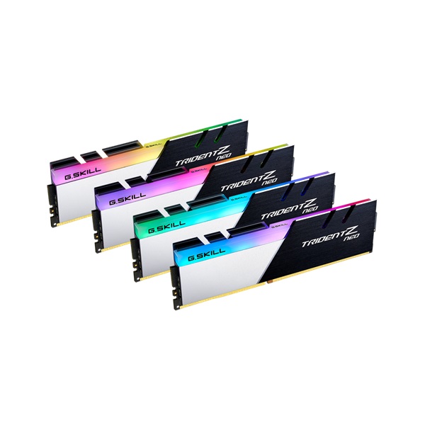 G.Skill 32GB/3800MHz DDR-4 Trident Z Neo CL14  (Kit! 4db 8GB) (F4-3800C14Q-32GTZN) memória