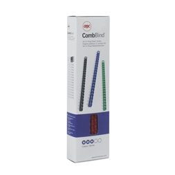 GBC 12mm 100db-os fekete műanyag spirál