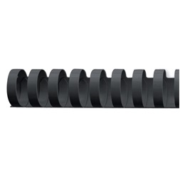 GBC 19mm 100db-os fekete műanyag spirál (Újszerű)
