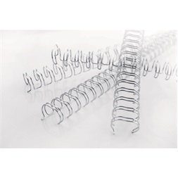 GBC Ibiwires 8mm 34 gyűrűs 100db-os fekete fémspirál