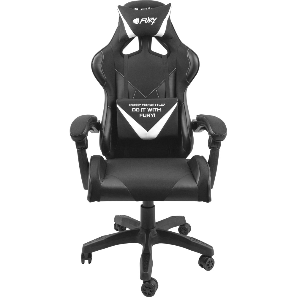 GCN Fury Avenger L Gamer szék - fekete/fehér