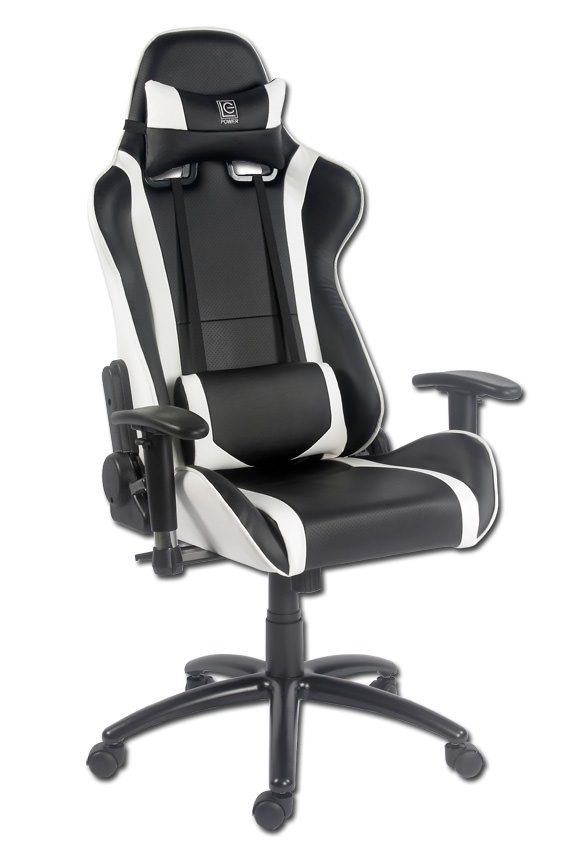 LC Power LC-GC-2 fekete/fehér gamer szék