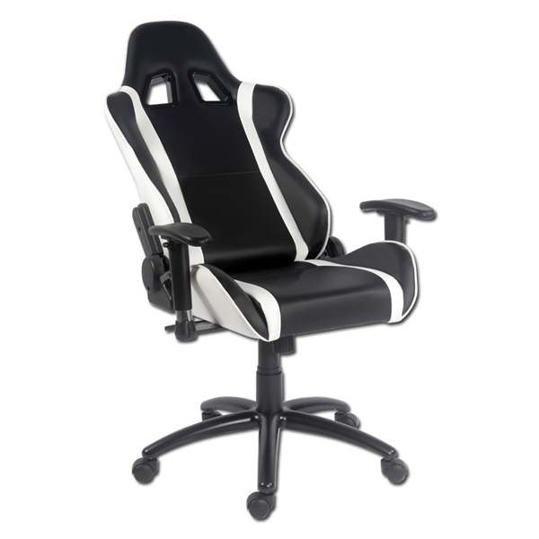 LC Power LC-GC-2 fekete/fehér gamer szék