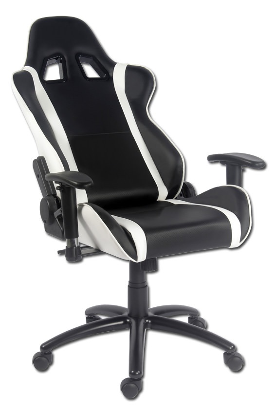 LC Power LC-GC-2 fekete/fehér gamer szék