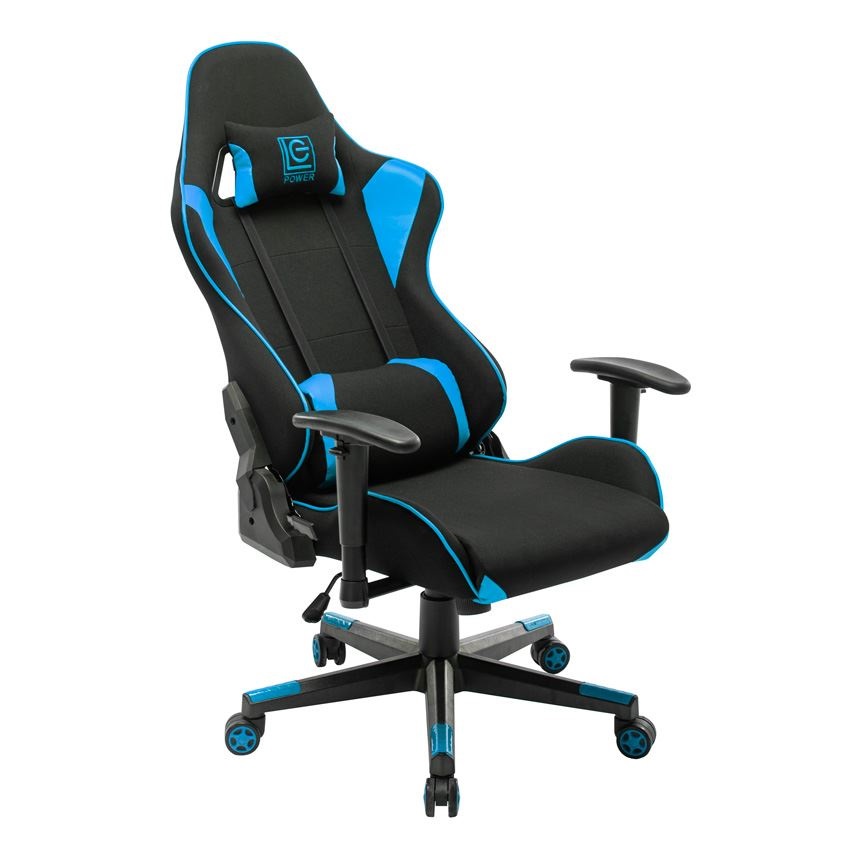 LC Power LC-GC-703BB fekete/kék gamer szék