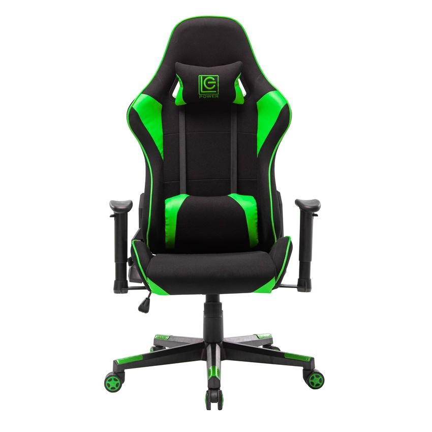 LC Power LC-GC-703BG fekete/zöld gamer szék