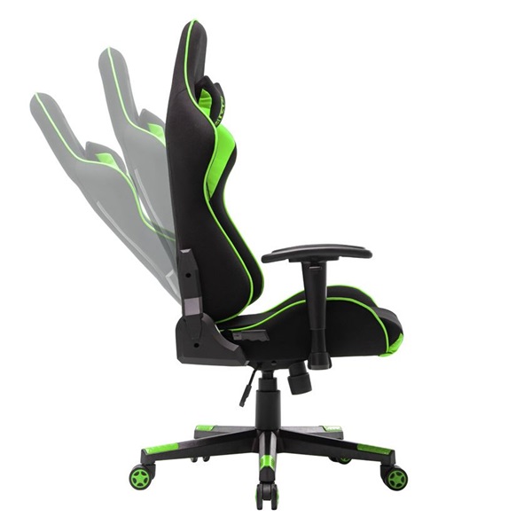 LC Power LC-GC-703BG fekete/zöld gamer szék
