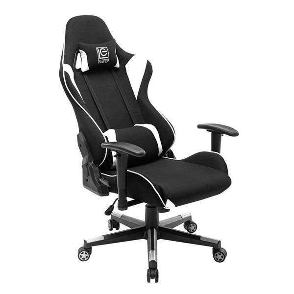 LC Power LC-GC-703BW fekete/fehér gamer szék