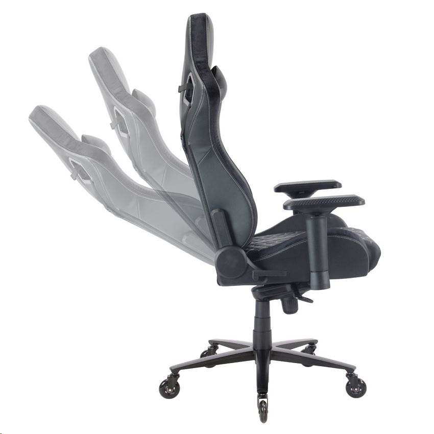 LC Power LC-GC-801BW fekete gamer szék