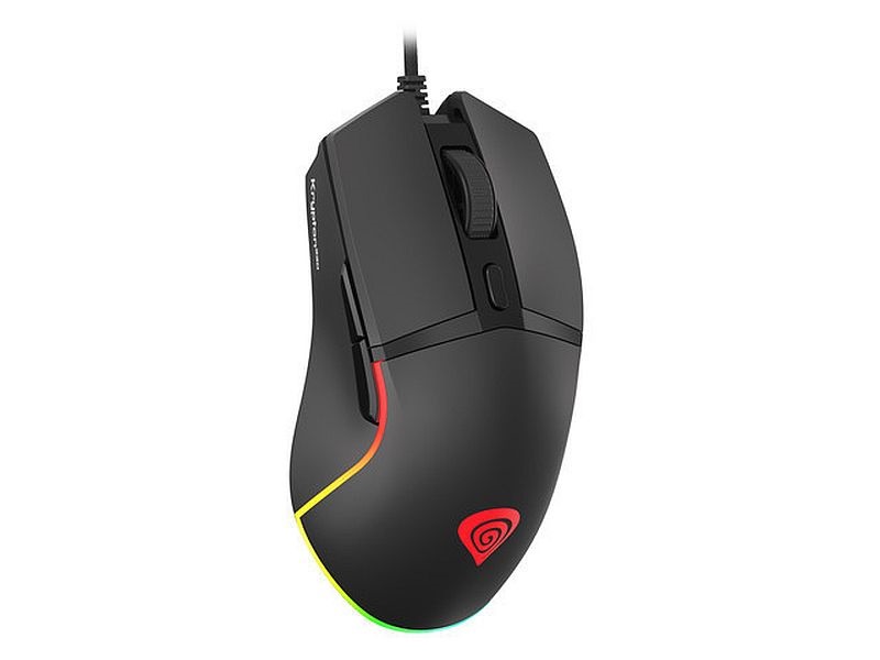 Genesis NMG-1770 GAMING EGÉR KRYPTON 220 6400DPI RGB HÁTTÉRVILÁGÍTÁS SZOFTVERREL FEKETE
