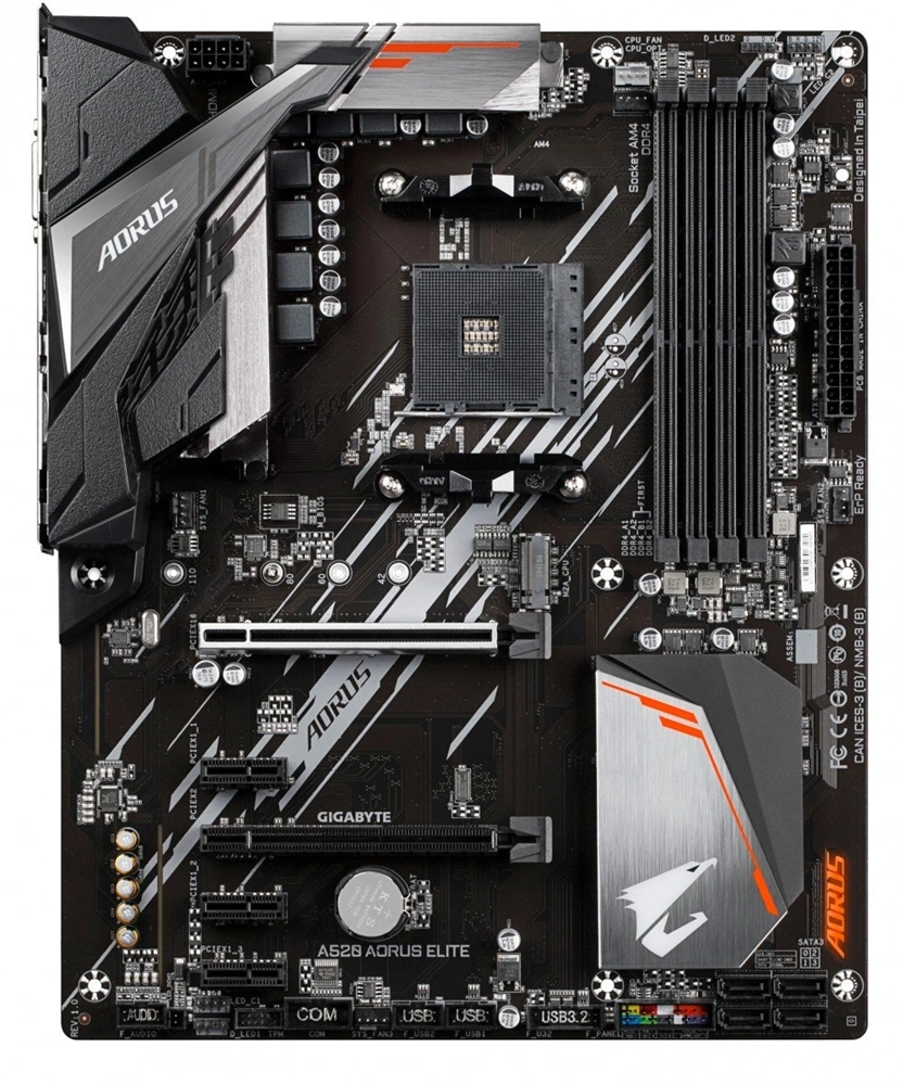 GIGABYTE Alaplap AM4 A520 AORUS ELITE AMD A520, mATX