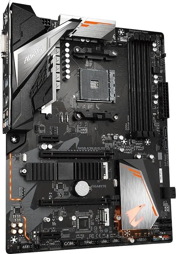 GIGABYTE Alaplap AM4 B450 AORUS ELITE V2 AMD B450, ATX