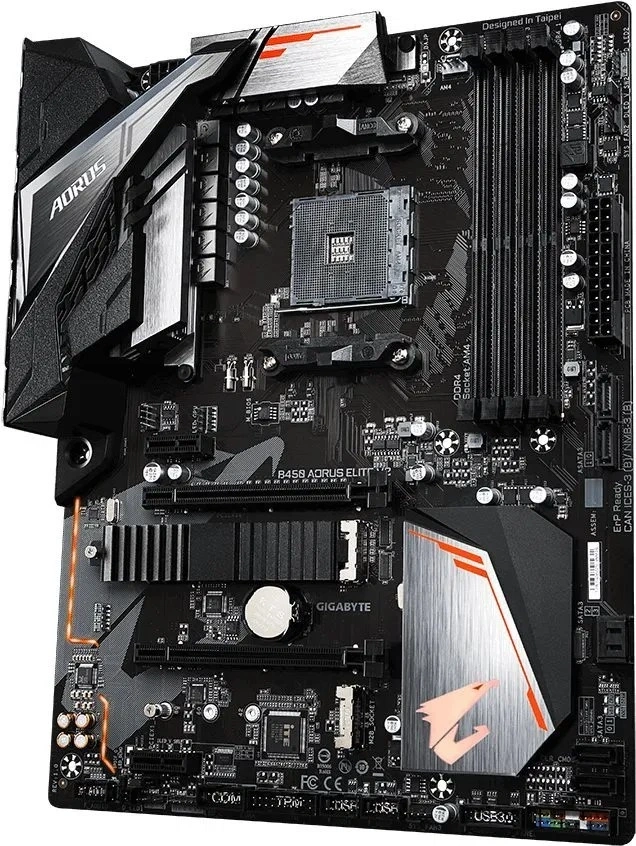 GIGABYTE Alaplap AM4 B450 AORUS ELITE V2 AMD B450, ATX
