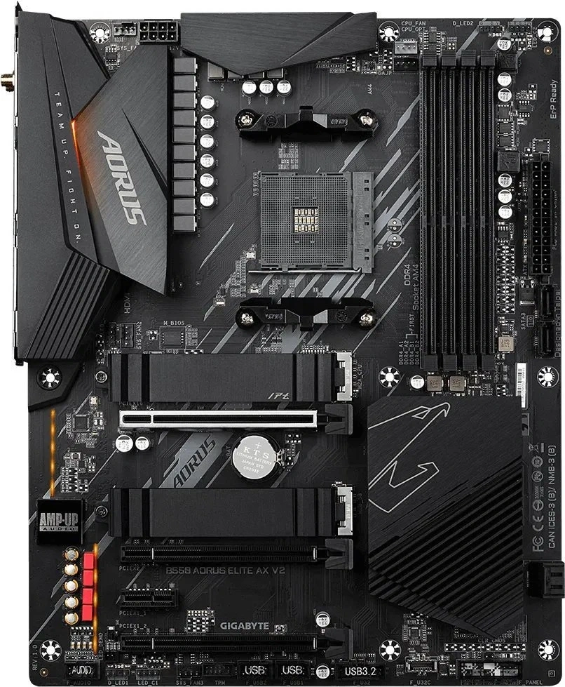 GIGABYTE Alaplap AM4 B550 AORUS ELITE AX V2 AMD B550, ATX