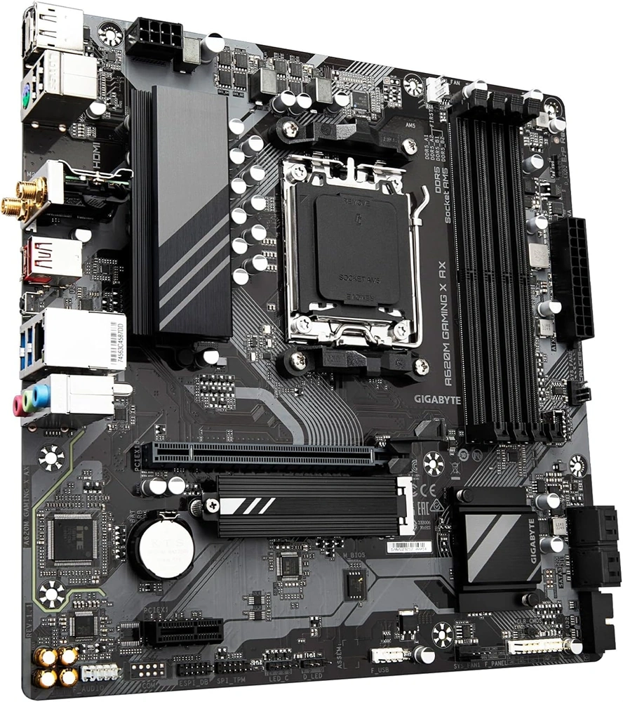 GIGABYTE Alaplap AM5 A620M GAMING X AX AMD A620, mATX
