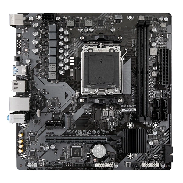 GIGABYTE Alaplap AM5 A620M H AMD A620, mATX
