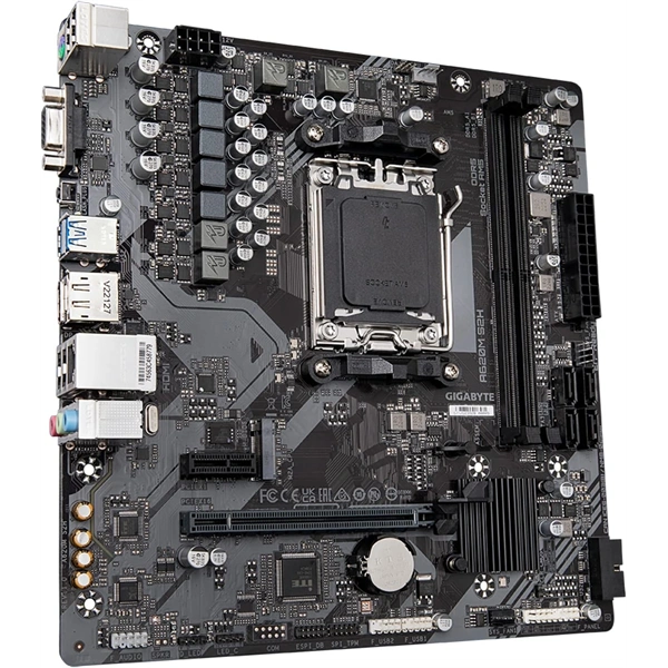 GIGABYTE Alaplap AM5 A620M S2H AMD A620, mATX
