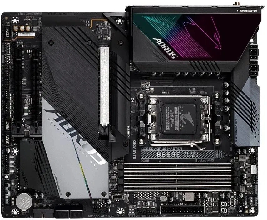 GIGABYTE Alaplap AM5 B650E AORUS MASTER AMD B650, ATX