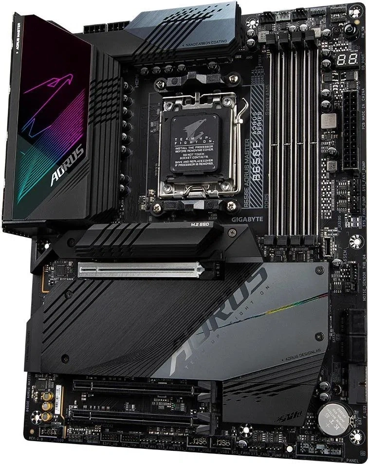 GIGABYTE Alaplap AM5 B650E AORUS MASTER AMD B650, ATX