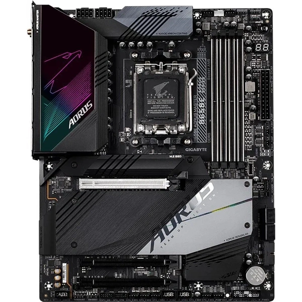 GIGABYTE Alaplap AM5 B650E AORUS MASTER AMD B650, ATX
