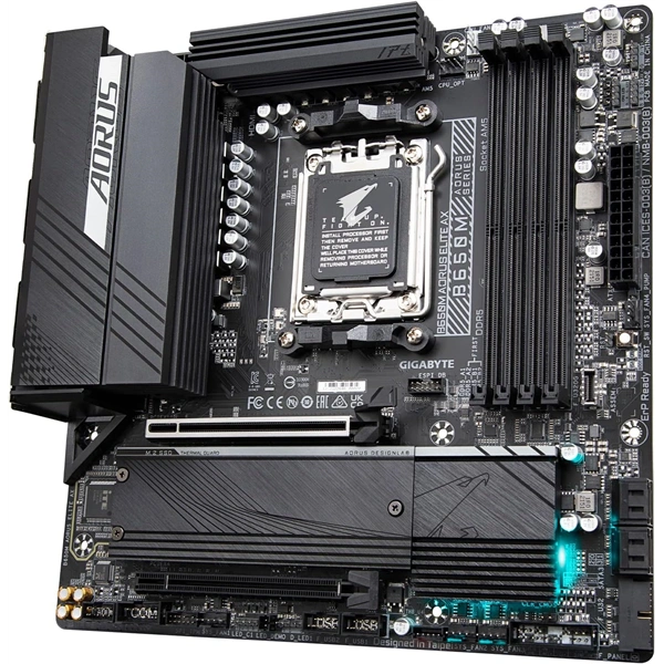 GIGABYTE Alaplap AM5 B650M AORUS ELITE AX AMD B650, mATX