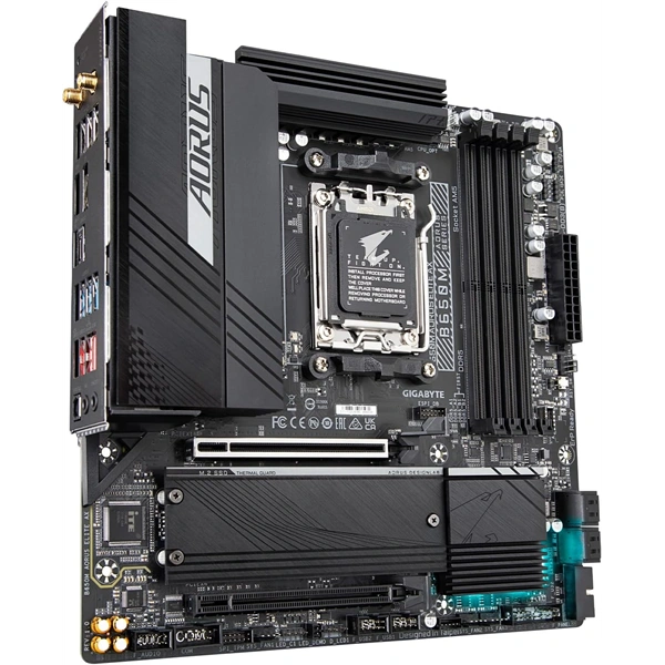 GIGABYTE Alaplap AM5 B650M AORUS ELITE AX AMD B650, mATX