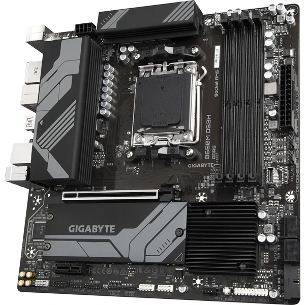 GIGABYTE Alaplap AM5 B650M DS3H AMD B650, mATX