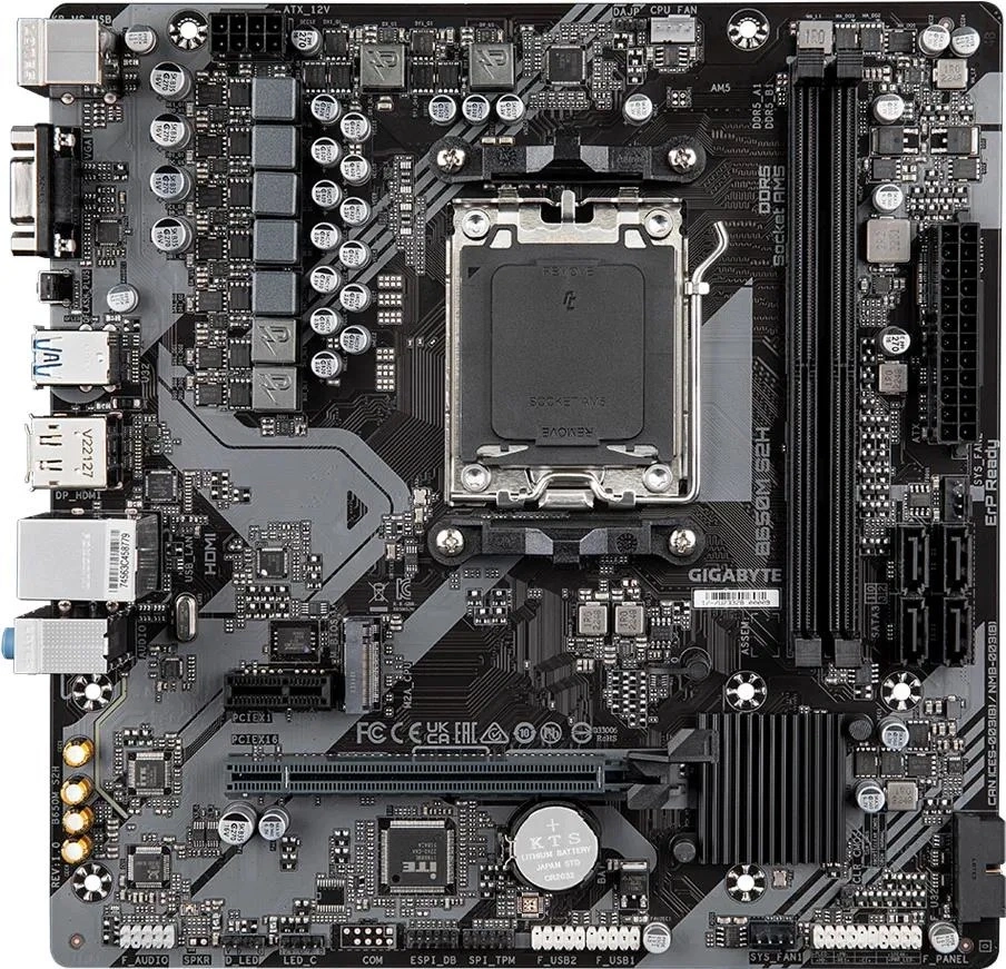 GIGABYTE Alaplap AM5 B650M S2H AMD B650, mATX