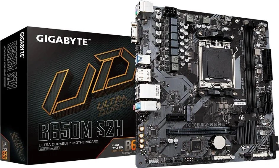 GIGABYTE Alaplap AM5 B650M S2H AMD B650, mATX