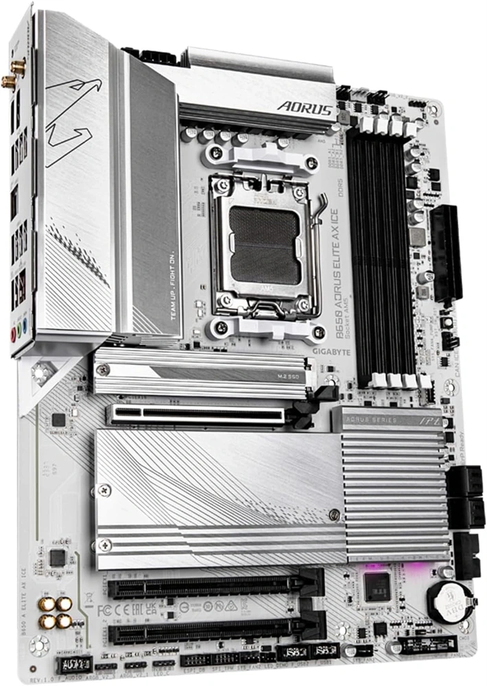GIGABYTE Alaplap AM5 B650 AORUS ELITE AX ICE AMD B650, ATX