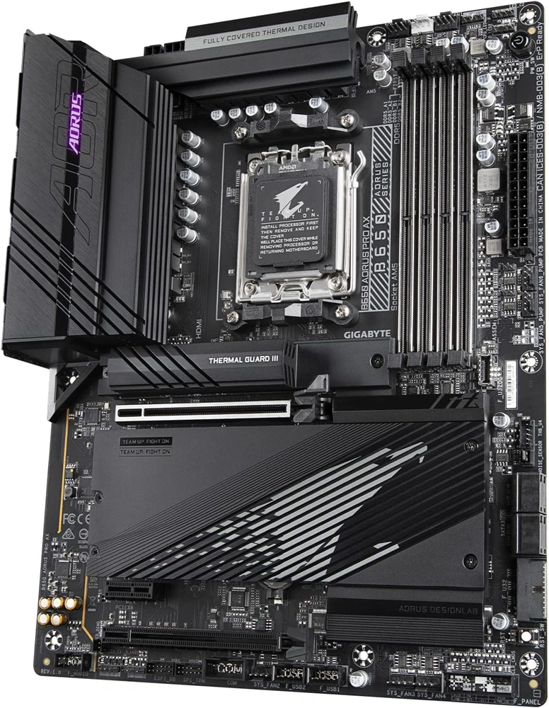 GIGABYTE Alaplap AM5 B650 AORUS PRO AX AMD B650, ATX