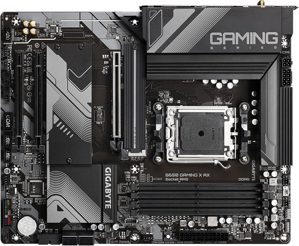 GIGABYTE Alaplap AM5 B650 GAMING X AX AMD B650, ATX