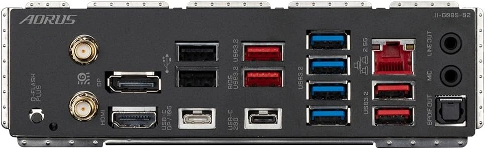 GIGABYTE Alaplap AM5 X670E AORUS MASTER AMD X670, E-ATX