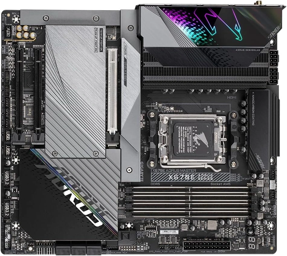 GIGABYTE Alaplap AM5 X670E AORUS MASTER AMD X670, E-ATX