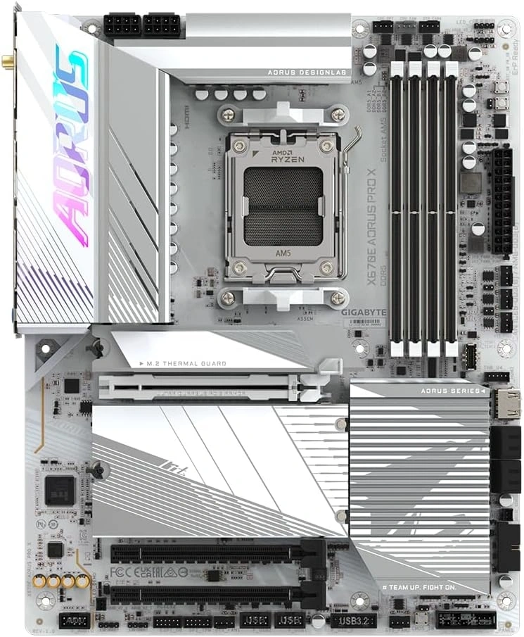 GIGABYTE Alaplap AM5 X670E AORUS PRO X AMD X670, ATX